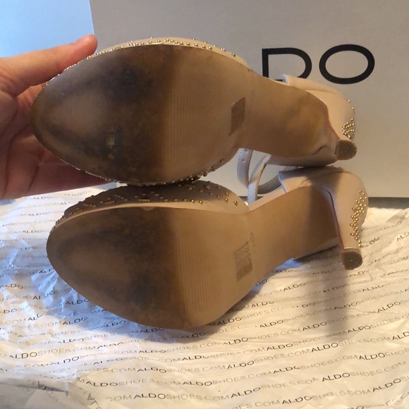 ALDO Tivian studded platform heels size 8.5 - Picture 8 of 11